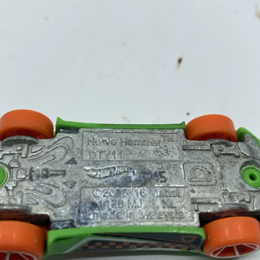 Hot Wheels Nerve Hammer Green Diecast Toy Car